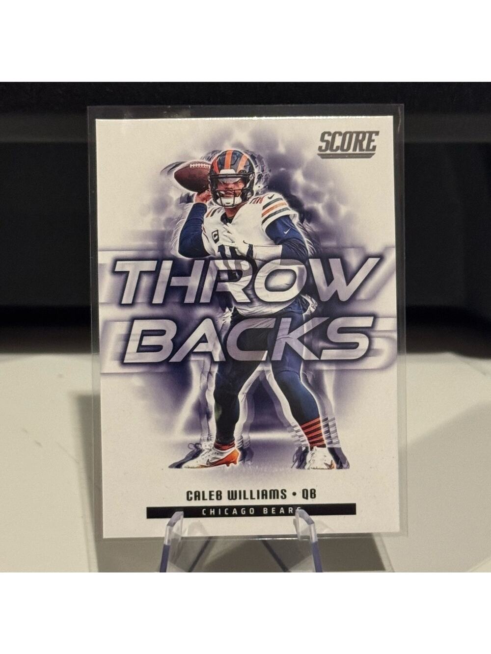 🔥 2025 Caleb Williams Panini Score Throw backs Card. Chicago bears